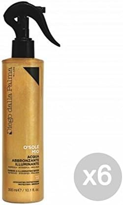 Set 6 DIEGO DALLA PALMA O Sole Mio Water Illuminating Bronzer Body 300 Ml Solar For The Summer