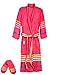 Produktbild Casa Copenhagen Exotic Terry Baumwolle Unisex Bademantel & Slipper Set, honig Trinken