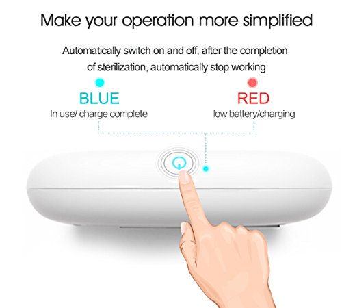 Express Panda WC Sanitizer mit UV-Licht und Ozon-Technologie für 100% Sterilisation – perfekt für Business, Universität, Home Use - 7