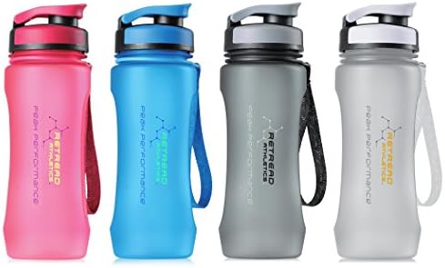 RETREAD ATHLETICS [NEW Tritan BPA Sports Water Bottle 600ml With FREE Filter