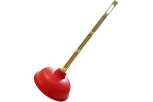 AURSTORE BASA Ventosa de tubería, Desatascador de fregadero con gran potencia de succión, Desatascador de bomba de inodoro con mango de plástico