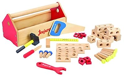 JEUJURA - 8592 - Boîte à Outil en Bois