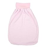 Baby Strampelsack Sommer Jungen Schlafsack mit breitem Bund Mädchen Schlupfsack 100% Baumwolle Interlock
