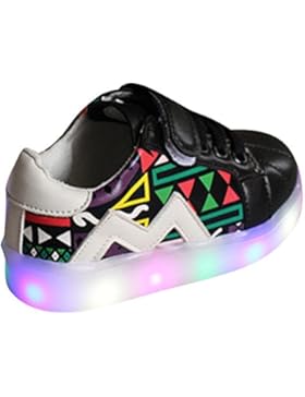 Highdas Baby Jungen Mädchen LED Schuhe erster Weg beleuchten Turnschuhe