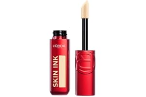 L'OREAL PARIS L'Oréal Paris Fondotinta Correttore 2 in 1, Copertura Semplice e Uniforme Fino a 48h, Finish Matte, Semipermanente, Texture Leggera, Infallible Skin Ink, Tonalità: Light Warm 100, 15 ml