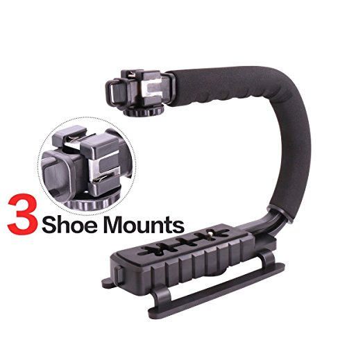 Stabilisateur C-grip Triple 3 Chaussure Supports vid o d action de stabilisation Poign e grip Rig pour iPhone 7 Plus Canon Nikon Sony DSLR Camera Camcorder reviews Stabilisateur C-grip Triple 3 Chaussure Supports vid o d action de stabilisation Poign e grip Rig pour iPhone 7 Plus Canon Nikon Sony DSLR Camera Camcorder