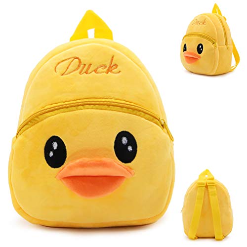 Cute Toddler Backpack Toddler Bag Plush Animal Cartoon Mini Travel Bag for Baby Girl Boy 1-6 Years