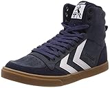 hummel sneaker kinder gefüttert Robuste Außensohle hummel Unisex-Erwachsene Stadil Rubber Hohe Sneaker, Blau (Peacoat 7666), 46 EU
