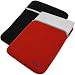 Produktbild igadgitz Rot/Schwarz Neopren Wende Tasche Hülle Case für Apple MacBook Air & Pro 13