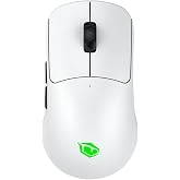 Pusat Ghost Pro 54Gr 26000 DPI 650 IPS Şarj Edilebilir Kablosuz RGB Oyuncu Mouse- Beyaz