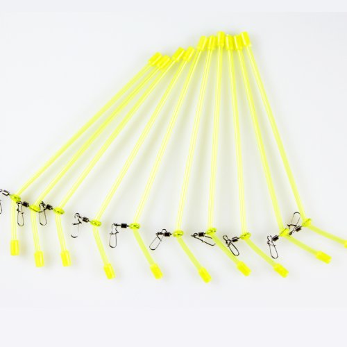 Anti Tangle Boom 10 Stück zum Feedern mit Futterkorb Grundangeln Blei 14,5 cm