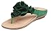 Produktbild Women's Summer Beach Flip Flops Casual Flat Shoes Lady Pretty Floral Decoration Sandals Soft Bottom Sandles schuhe Green 36