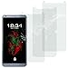Produktbild 3x Panzerglas für LG Q6 / Q6 Plus / Q6 Alpha klare Displayschutzfolie Panzerglasfolie 9H Echt Glas-folie Clear Tempered Glass Screen protector Glas Durchsichtige Schutzfolie (Glasfolie-Klar 3x)