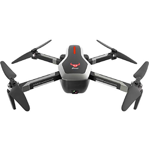 Koojawind SG906 GPS FPV 4K Camera Foldable Drone with 720P HD Live Video 5G Wifi Camera 2.4GHz 4CH 6-Axis Gyro RC Quadcopter with Altitude Hold, Gravity Sensor and Headless Mode Function, Black, White