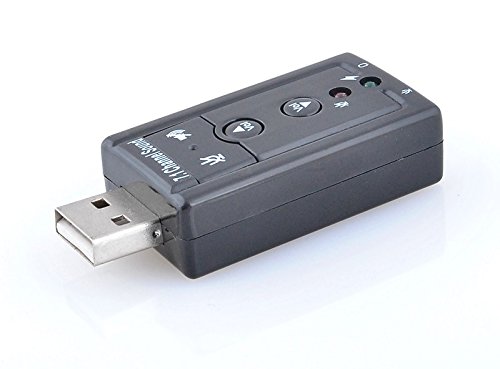 USB 2.0 Soundkarte 7.1 Adapter Audiokarte Sound Externe Neu #466 - 2