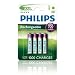 Produktbild Philips Multilife R03-AAA-Micro Akku 4er Blister, 1,2V, NiMH