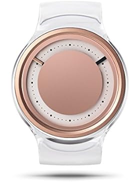 ZIIIRO EON Rose Gold Rosegold Damenuhr mit Acrylreif austauschbares Armband