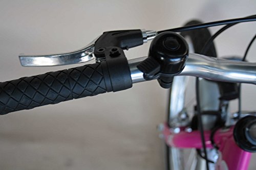 Mädchenfahrrad 20 Zoll Fahrrad Kinderfahrrad 6 Gang Shimano mit Beleuchtung Pink - 4