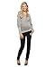 My Tummy Maternity Sweatshirt Jumper Blouse Naomi Silver Heather Grey M (Medium)