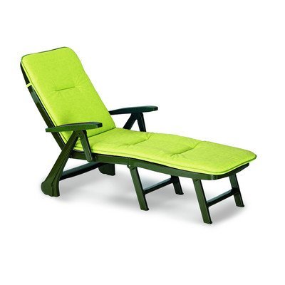 Preisvergleich Produktbild BEST Rollliege Charleston inklusiv Auflage, grün