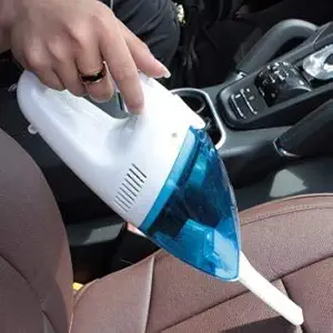 Blue World Handheld Car Vacuum Cleaner 120W 12V Portable Wet/Dry Auto Car Vacuum Dust Buster with 16.4FT (5M) Power Cord with Cigarette Lighter, 4000PA Suction High Power Hand Vacuume