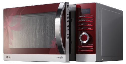 LG MH6883AAF Mikrowelle (28 L, 900 W, Auftaufunktion, Grillfunktion) rot/silber - 2