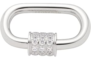 JEWELS BY LEONARDO Joker Clip & Mix Lora • Zwischen-Ring aus silberfarbenem Edelstahl • mit Zirkoniasteinen besetztes Rondel • perfekt in Kombination von Anhängern und Basic-Ketten • Geschenk • 021854