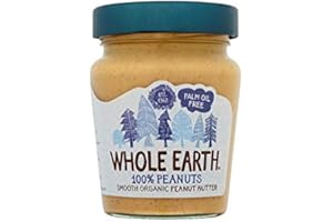Whole Earth | Mantequilla de maní - Orgánico liso | 4 X 227G