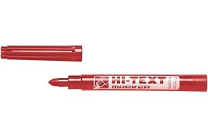 HI-TEXT 540SW MARKER pennarello ad acqua punta grossa - Scatola 20 pezzi monocolore ROSSO