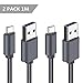 Produktbild SCHITEC USB C Kabel,2Pack 1M USB 3.0 A Schnellaufladendes Nylon-Geflochtenes USB Typ C Kabel für Galaxy S9 + S8 Plus Anmerkung 9 8, Nintendo-Switch, LG G5, Google Pixel XL, USB-C-Geräten