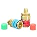 Produktbild ILS - A/C R134A R12 Schnellkupplung Adapter Koppler Auto Manifold Manometer Niedrige/Hohe HVAC