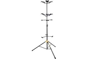 HERCULES Stands GS526BPLUS Plus Series Universal Soporte de exhibición para guitarra AutoGrip de 6 piezas