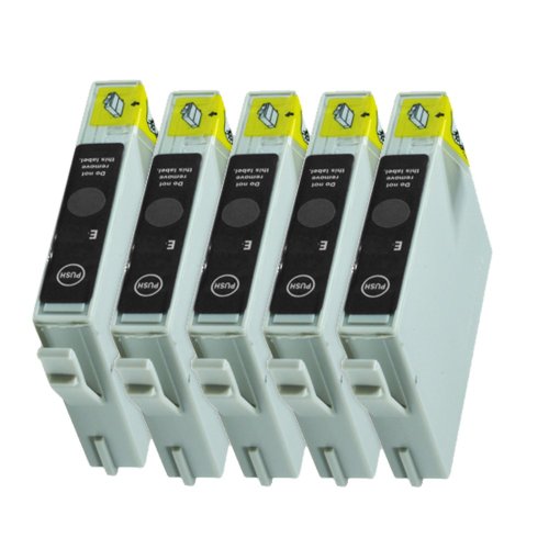 5 Druckerpatronen Tinte für Epson Stylus D68 D88 DX3800 DX3850 DX4800 DX4200 ersetzen T0611