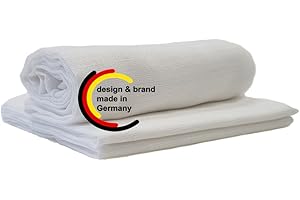 KINDERWELT 3 Bebé de Pañales de Tela Blanco más de Pañales 70 X 80 Hervido hasta 95 Grados