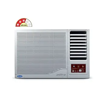 Carrier 1 Ton 3 Star Window AC (100% Copper,ESTRA CX, Dust filter, Energy Saving Mode, Cools at 50?C, 2022 Model, White)