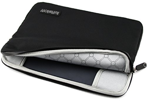 luftstoff® PHANTOM, Macbook 12 Hülle ★ schwarz aus original AIRBAG-Material, extrem reiss- und scheuerfestes Sleeve ★ absolut passgenaue Tasche, neues Retina-Zubehör - 2016 Amazon Promotion