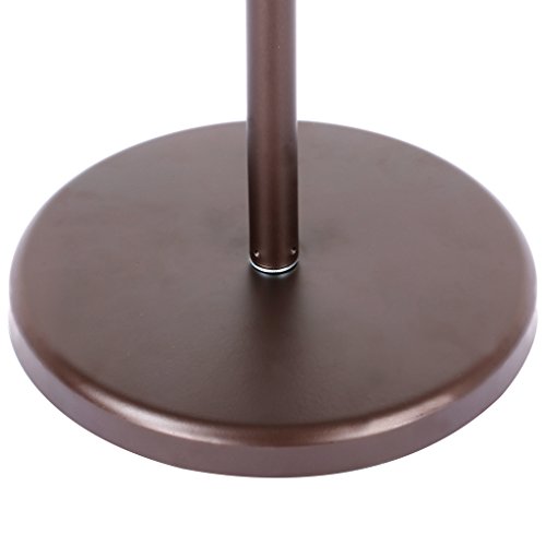LANGRIA Drehbar Schuhregal Platzsparend Schuhkarussell für 18 Paar Schuhe, Bronze - 6