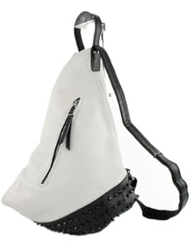 Damenrucksack Rucksack Spikes Shopper Lederimitat Kunstledertasche LK138096