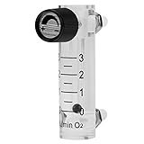 Este medidor de flujo de gas está hecho de acrílico de alta calidad, es transparente y puede contener hasta 0.6MPa de presión.