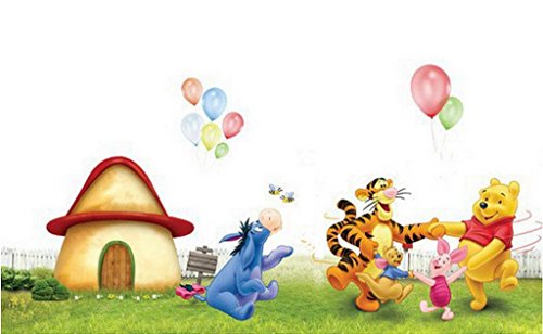 EOZY 1x Winnie The Pooh Wandtattoo Wandaufkleber Wandsticker Wandbilder Deko Zimmer Wand 50*70CM
