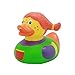 Price comparison product image Lilalu 8 x 8 cm/50 g Collector and Baby Lotti Rubber Duck Bath Toy