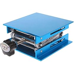 YOFO Table élévatrice élévateur Labo 100 X 100mm Support Acier Inoxydable Jiffy Jack