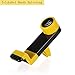 Produktbild Auto Handyhalterung Telckabel KFZ Lüftungsschlitz Handy Halter Car Air Vent Phone Holder für Smartphone wie iPhone Samsung Huawei, Navi usw. Schwarz-Gelb