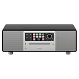 ANSCHLÜSSE: Optischer Digitaleingang für beste Stereo-Soundqualität auch beim Fernsehen, AUX-In, RCA Line-In, RCA Line-Out, USB-Port mit Ladefunktion und Musikwiedergabe, Kopfhöreranschluss.