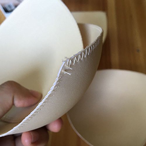 asentechuk® 2 Paar Frau Triangle Bademode BH Cup Pad-BH Zubehör Ersatz Schaumstoff Pad 13.5cm - 3