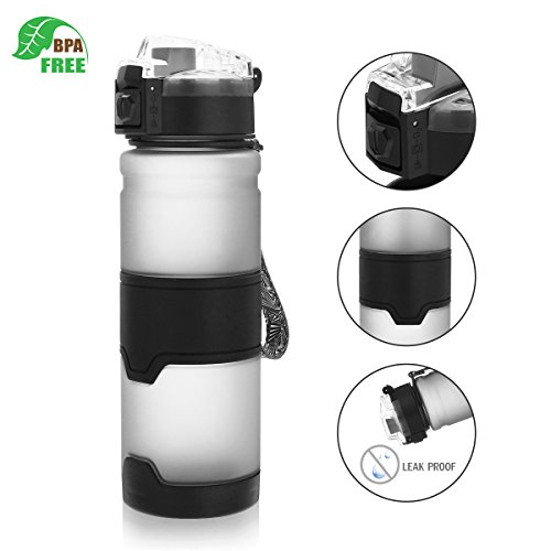 500ml Water Bottle,CAMTOA Leakproof Sports Drinking Bottle/Tritan Plastic Flask/Non-slip Design Hydr 500ml Water Bottle,CAMTOA Leakproof Sports Drinking Bottle/Tritan Plastic Flask/Non-slip Design Hydr