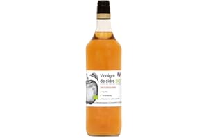 GREAT BRITISH TRADING LIMITED Produits-Normandie Vinaigre de cidre BIO avec sa mère de vinaigre - Non filtré, non pasteurisé, sans sulfites ajoutés - Élevé en fût de chêne - Fabriqué en Normandie