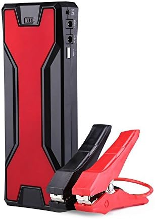 Lenuo 18000mAh Portable Car Jump Starter Emergency Battery Booster Pack Smart Power Bank Charger with LED Flashlight for Vehicle Motorcycle Laptop Phone Tablet and More