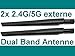 Produktbild Generic DYHP-A10-CODE-1231-CLASS-7-- WiFi AP Stab Knick nick Wlan Antenna tenna 2x St¨¹ck 5G Dual Asus Router Antenne uter 2.4G / 5G Dual Band ck Asus --DYHP-DE10-160828-51