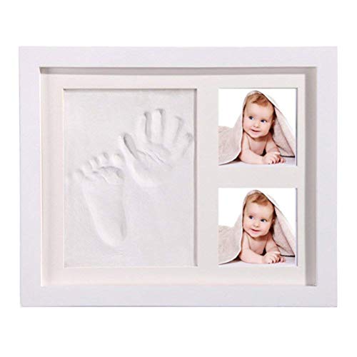 StillCool cornice impronta bambino, Cornice in Legno & Argilla di Qualità Bambino Print Frame Baby Print Impronte Mani Bambino Impronte Cornice di Legno Bambino Keepsake Regalo